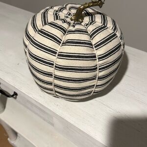 Fabric striped pumpkin